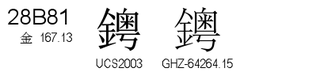 U+28B81